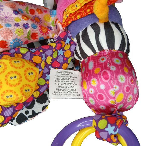 🛍 Lamaze Multicolor Baby Plush Sensory Toy Butterfly - Picture 6 of 6